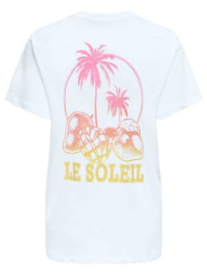 Only ONLVIVVI LIFE S/S LOVELY TOP CS JRS Bright White/Soleil | Freewear ONLVIVVI LIFE S/S LOVELY TOP CS JRS - www.freewear.nl - Freewear