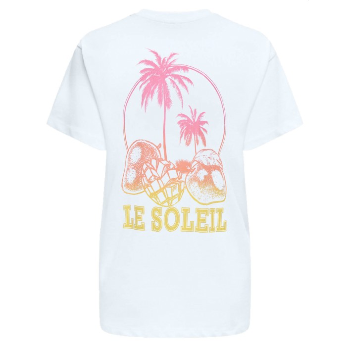 Only ONLVIVVI LIFE S/S LOVELY TOP CS JRS Bright White/Soleil | Freewear ONLVIVVI LIFE S/S LOVELY TOP CS JRS - www.freewear.nl - Freewear
