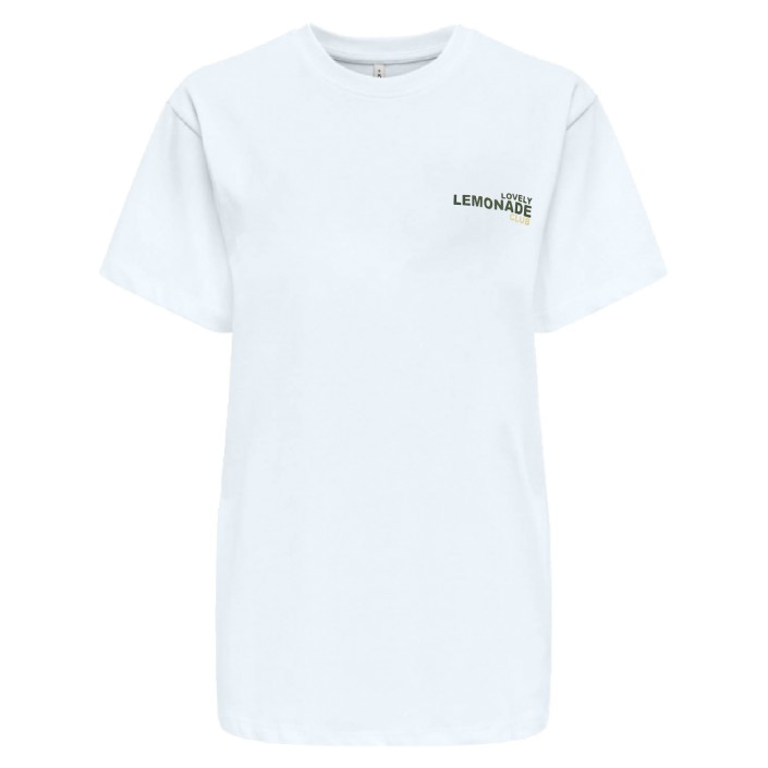 Only ONLVIVVI LIFE S/S LOVELY TOP CS JRS Bright White/Lemonade | Freewear ONLVIVVI LIFE S/S LOVELY TOP CS JRS - www.freewear.nl - Freewear