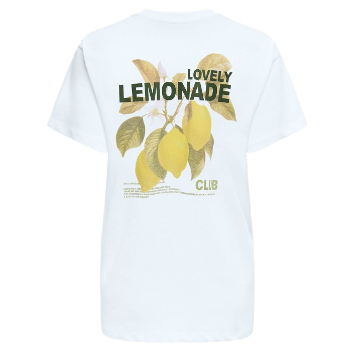 Only ONLVIVVI LIFE S/S LOVELY TOP CS JRS Bright White/Lemonade | Freewear ONLVIVVI LIFE S/S LOVELY TOP CS JRS - www.freewear.nl - Freewear