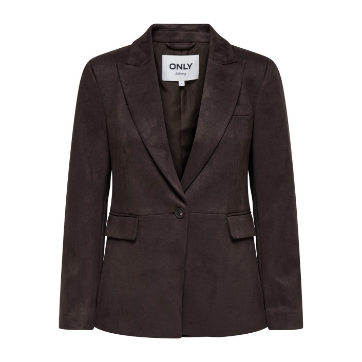 Only ONLYLVA LIFE L/S FAUX SUEDE BLAZER : Black Coffee | Freewear ONLYLVA LIFE L/S FAUX SUEDE BLAZER : - www.freewear.nl - Freewear