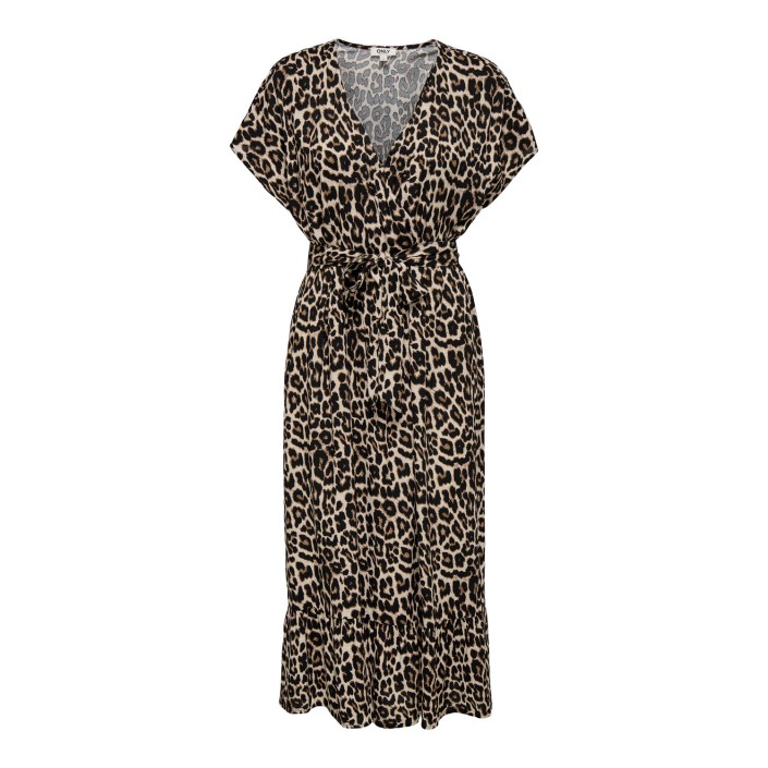 Only ONLZILLA ADELE LIFE SS LONG DRESS W: Black/CLARA LEO | Freewear ONLZILLA ADELE LIFE SS LONG DRESS W: - www.freewear.nl - Freewear