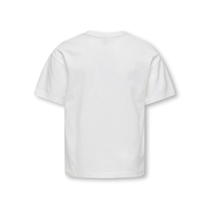 Only KOGEBBA LIFE SS O-NECK LOOSE PRINTE: Cloud Dancer/Winning | Freewear KOGEBBA LIFE SS O-NECK LOOSE PRINTE: - www.freewear.nl - Freewear