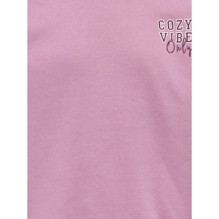 Only KOGBILA L/S OVZ PRINT O-NECK SWT NO: Mauve Orchid/Cozy | Freewear KOGBILA L/S OVZ PRINT O-NECK SWT NO: - www.freewear.nl - Freewear