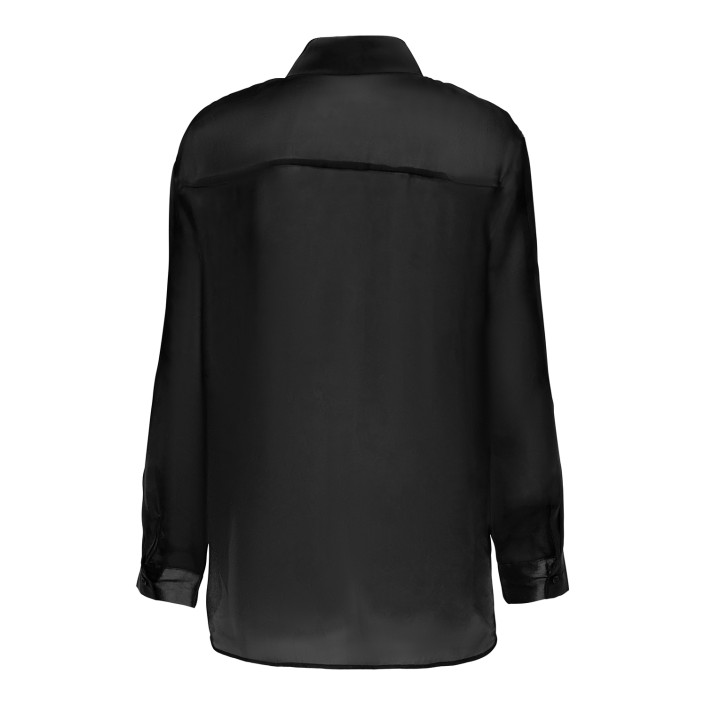 Only ONLSTELLA LIFE LS LOOSE SHIRT WVN Black | Freewear ONLSTELLA LIFE LS LOOSE SHIRT WVN - www.freewear.nl - Freewear