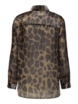 Only ONLSTELLA LIFE LS LOOSE SHIRT WVN Chocolate Torte/LE GRAND LEO | Freewear ONLSTELLA LIFE LS LOOSE SHIRT WVN - www.freewear.nl - Freewear