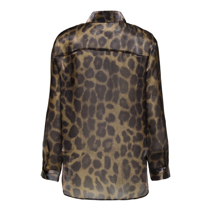 Only ONLSTELLA LIFE LS LOOSE SHIRT WVN Chocolate Torte/LE GRAND LEO | Freewear ONLSTELLA LIFE LS LOOSE SHIRT WVN - www.freewear.nl - Freewear