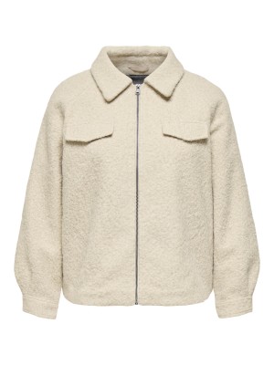 Carmakoma CARMALO SHORT BOUCLE JACKET OTW NOO: Pumice Stone/MELANGE | Freewear CARMALO SHORT BOUCLE JACKET OTW NOO: - www.freewear.nl - Freewear