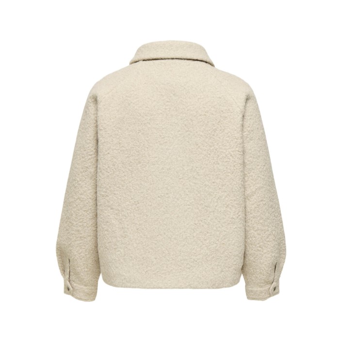 Carmakoma CARMALO SHORT BOUCLE JACKET OTW NOO: Pumice Stone/MELANGE | Freewear CARMALO SHORT BOUCLE JACKET OTW NOO: - www.freewear.nl - Freewear