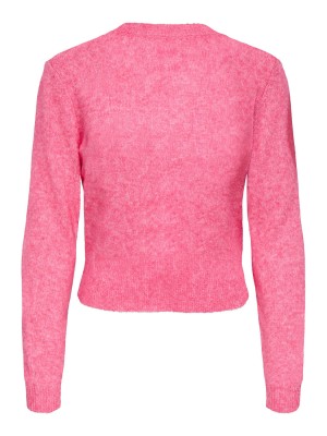 Only ONLHAVANNA LS BUTTON CARDIGAN KNT Pink Lemonade/Melange/Bling Butt | Freewear ONLHAVANNA LS BUTTON CARDIGAN KNT - www.freewear.nl - Freewear