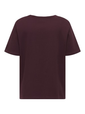 Carmakoma CARRIRI 2/4 O-NECK BOXY TEE JRS Winetasting/ICONIC | Freewear CARRIRI 2/4 O-NECK BOXY TEE JRS - www.freewear.nl - Freewear