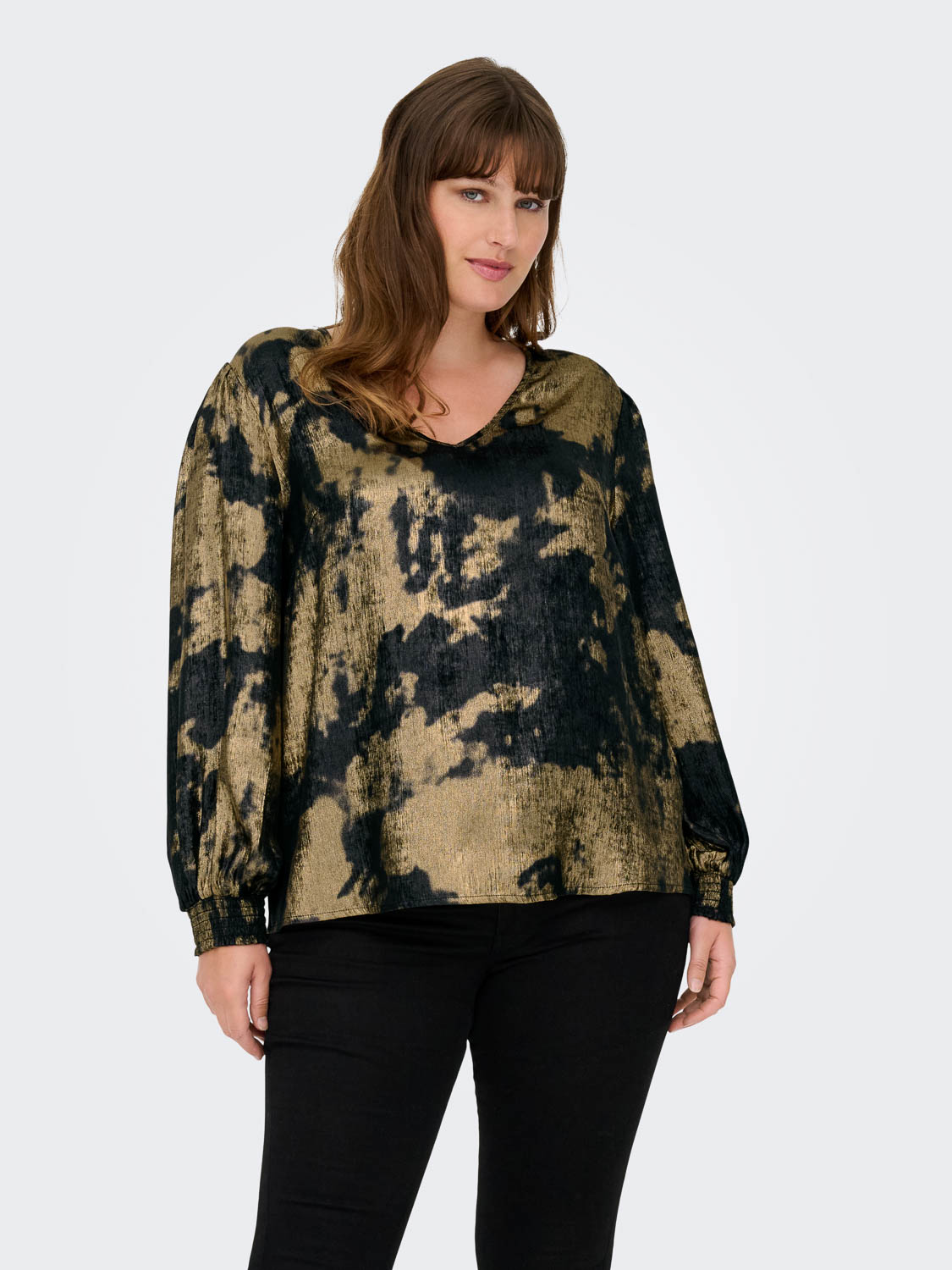 Carmakoma (Maatje Meer) Cardixie Ls V-neck  Top Aop