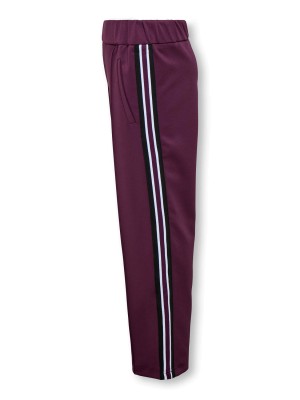 Only KOGWARM UP LIFE X TRACK PANT PNT Mauve Wine/Panel White/Black/Mau | Freewear KOGWARM UP LIFE X TRACK PANT PNT - www.freewear.nl - Freewear