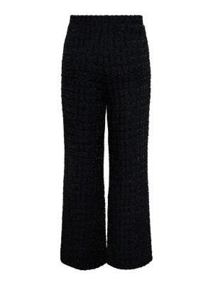 Only ONLINES LIFE WIDE GLITTER PANT JRS Black/Gold glitter | Freewear ONLINES LIFE WIDE GLITTER PANT JRS - www.freewear.nl - Freewear