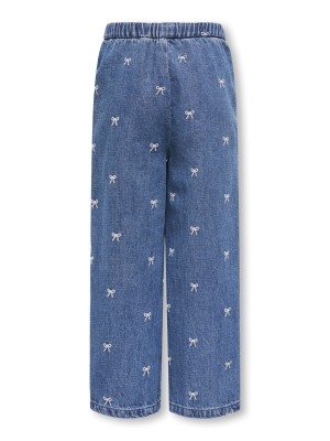 ONLY:KIDS ONLY KMGPIERCE WIDE BOW JEANS DNM YOK Medium Blue Denim/BOWS | Freewear KMGPIERCE WIDE BOW JEANS DNM YOK - www.freewear.nl - Freewear