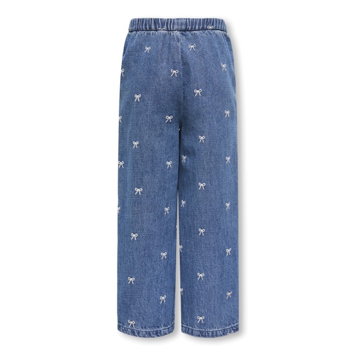 ONLY:KIDS ONLY KMGPIERCE WIDE BOW JEANS DNM YOK Medium Blue Denim/BOWS | Freewear KMGPIERCE WIDE BOW JEANS DNM YOK - www.freewear.nl - Freewear