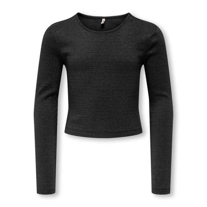 Only KOGTRINNY LIFE LS GLITTER CUTOUT TO: Black/No Cut Out | Freewear KOGTRINNY LIFE LS GLITTER CUTOUT TO: - www.freewear.nl - Freewear