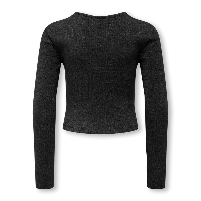 Only KOGTRINNY LIFE LS GLITTER CUTOUT TO: Black/No Cut Out | Freewear KOGTRINNY LIFE LS GLITTER CUTOUT TO: - www.freewear.nl - Freewear