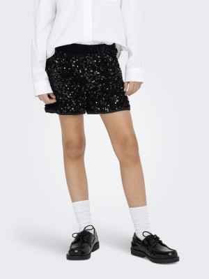 Only KOGCONFIDENCE LIFE SEQUIN SHORTS JR: Black | Freewear KOGCONFIDENCE LIFE SEQUIN SHORTS JR: - www.freewear.nl - Freewear