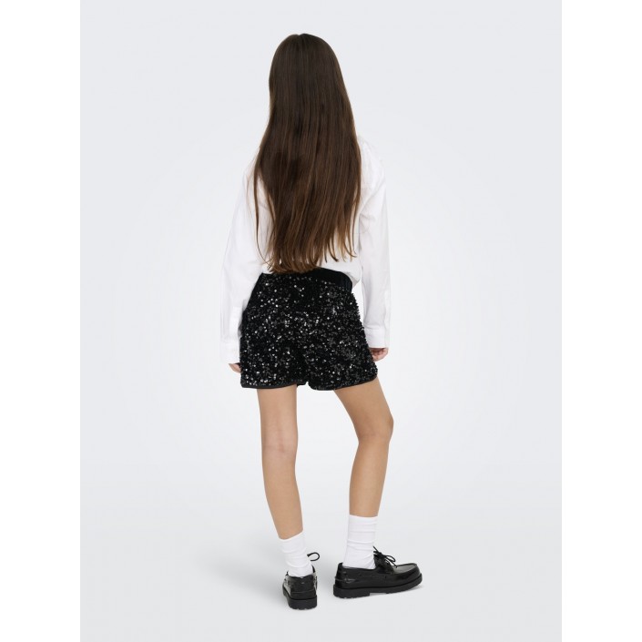 Only KOGCONFIDENCE LIFE SEQUIN SHORTS JR: Black | Freewear KOGCONFIDENCE LIFE SEQUIN SHORTS JR: - www.freewear.nl - Freewear
