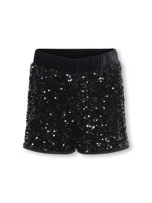 Only KOGCONFIDENCE LIFE SEQUIN SHORTS JR: Black | Freewear KOGCONFIDENCE LIFE SEQUIN SHORTS JR: - www.freewear.nl - Freewear