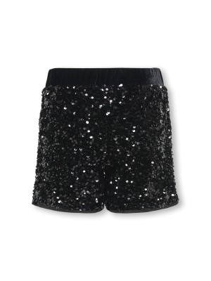 Only KOGCONFIDENCE LIFE SEQUIN SHORTS JR: Black | Freewear KOGCONFIDENCE LIFE SEQUIN SHORTS JR: - www.freewear.nl - Freewear