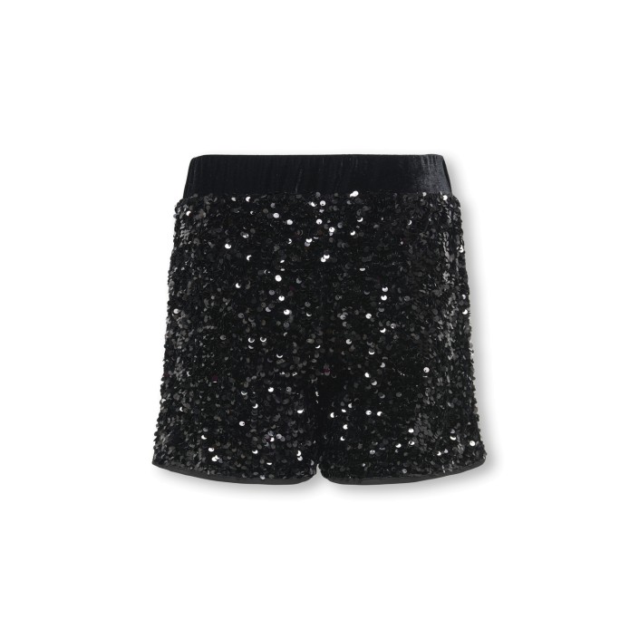 Only KOGCONFIDENCE LIFE SEQUIN SHORTS JR: Black | Freewear KOGCONFIDENCE LIFE SEQUIN SHORTS JR: - www.freewear.nl - Freewear