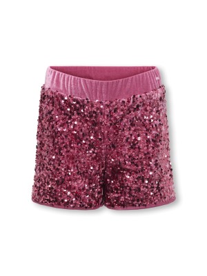 Only KOGCONFIDENCE LIFE SEQUIN SHORTS JR: Rose Wine | Freewear KOGCONFIDENCE LIFE SEQUIN SHORTS JR: - www.freewear.nl - Freewear