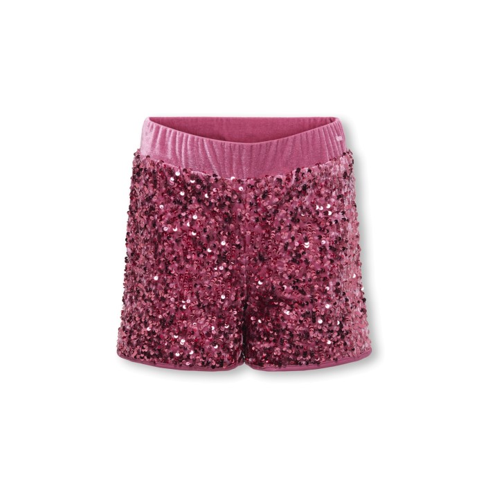 Only KOGCONFIDENCE LIFE SEQUIN SHORTS JR: Rose Wine | Freewear KOGCONFIDENCE LIFE SEQUIN SHORTS JR: - www.freewear.nl - Freewear