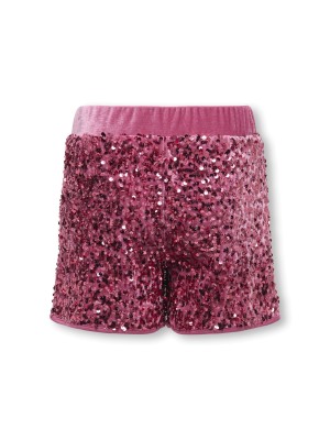 Only KOGCONFIDENCE LIFE SEQUIN SHORTS JR: Rose Wine | Freewear KOGCONFIDENCE LIFE SEQUIN SHORTS JR: - www.freewear.nl - Freewear