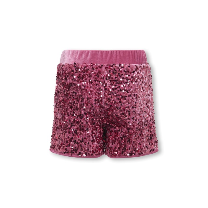 Only KOGCONFIDENCE LIFE SEQUIN SHORTS JR: Rose Wine | Freewear KOGCONFIDENCE LIFE SEQUIN SHORTS JR: - www.freewear.nl - Freewear