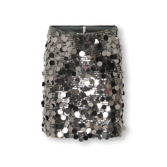 Only KOGJADEL SEQUINS SKIRT WVN Asphalt/Asphalt Sequins | Freewear KOGJADEL SEQUINS SKIRT WVN - www.freewear.nl - Freewear