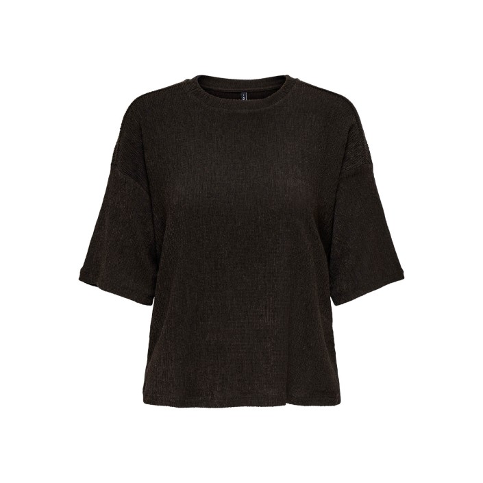 Only ONLTILLA S/S LOOSE TOP JRS Black Coffee | Freewear ONLTILLA S/S LOOSE TOP JRS - www.freewear.nl - Freewear