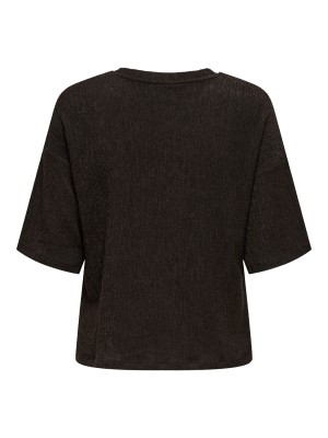 Only ONLTILLA S/S LOOSE TOP JRS Black Coffee | Freewear ONLTILLA S/S LOOSE TOP JRS - www.freewear.nl - Freewear