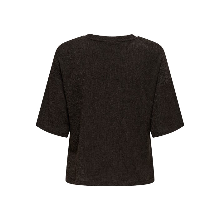 Only ONLTILLA S/S LOOSE TOP JRS Black Coffee | Freewear ONLTILLA S/S LOOSE TOP JRS - www.freewear.nl - Freewear