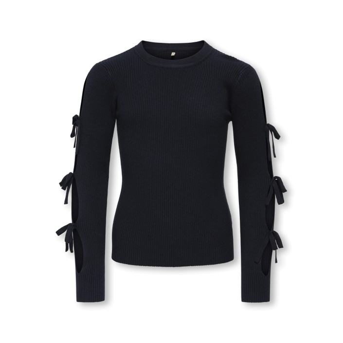 Only KOGNATASCHA L/S SLEEVE DETAIL KNT Night Sky | Freewear KOGNATASCHA L/S SLEEVE DETAIL KNT - www.freewear.nl - Freewear