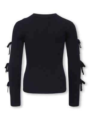 Only KOGNATASCHA L/S SLEEVE DETAIL KNT Night Sky | Freewear KOGNATASCHA L/S SLEEVE DETAIL KNT - www.freewear.nl - Freewear