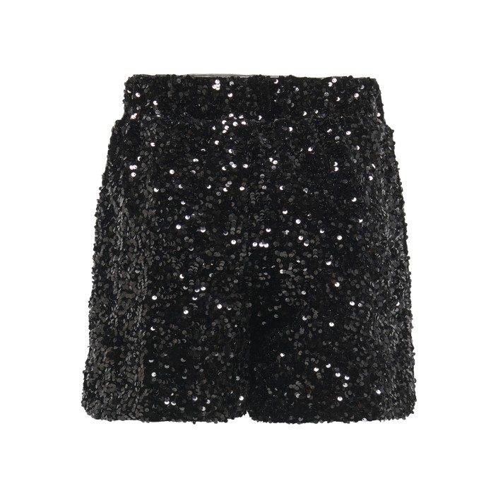 Only ONLCONFIDENCE NEW SEQUINS SHORTS JR: Black/Black sequins | Freewear ONLCONFIDENCE NEW SEQUINS SHORTS JR: - www.freewear.nl - Freewear