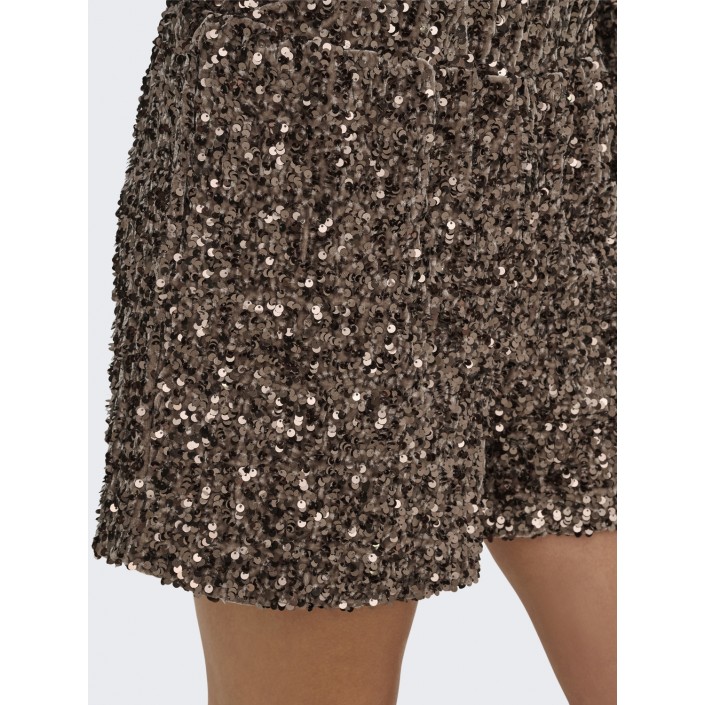 Only ONLCONFIDENCE NEW SEQUINS SHORTS JR: Mountain Trail/Mountain trail se | Freewear ONLCONFIDENCE NEW SEQUINS SHORTS JR: - www.freewear.nl - Freewear