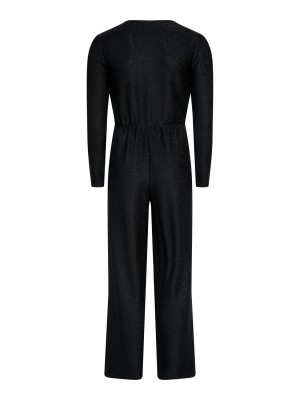 Only ONLRICH L/S GLITTER JUMPSUIT JRS Black/Black glitter | Freewear ONLRICH L/S GLITTER JUMPSUIT JRS - www.freewear.nl - Freewear
