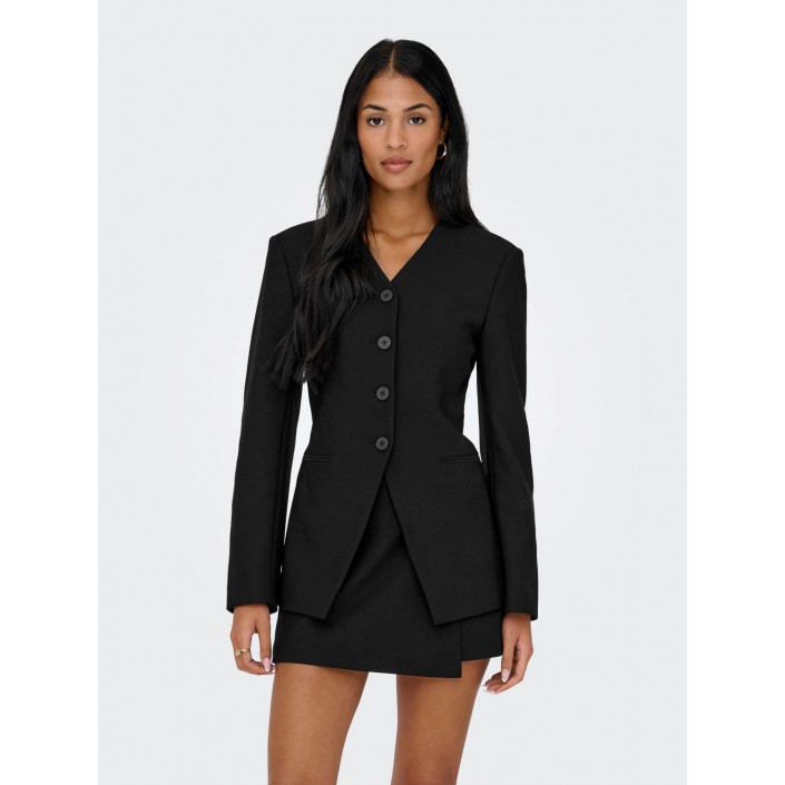 Only ONLLAMINA LIFE L/S FIT BLAZER TLR Black | Freewear ONLLAMINA LIFE L/S FIT BLAZER TLR - www.freewear.nl - Freewear