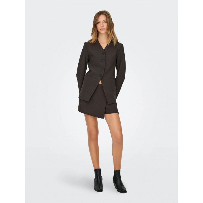 Only ONLLAMINA LIFE L/S FIT BLAZER TLR Mulch | Freewear ONLLAMINA LIFE L/S FIT BLAZER TLR - www.freewear.nl - Freewear