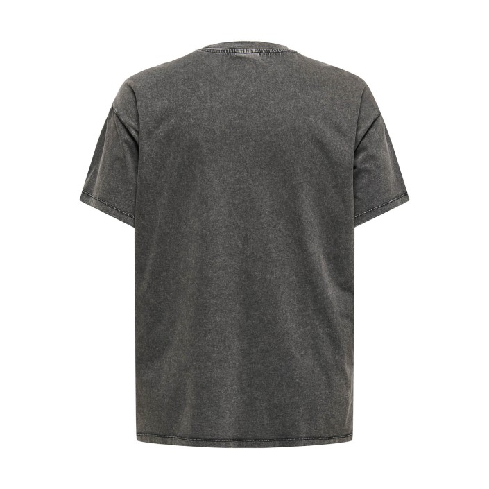 Carmakoma CARTULINA S/S PEARL EMB. TOP BOX JR: Black/Not in love front+ detail | Freewear CARTULINA S/S PEARL EMB. TOP BOX JR: - www.freewear.nl - Freewear