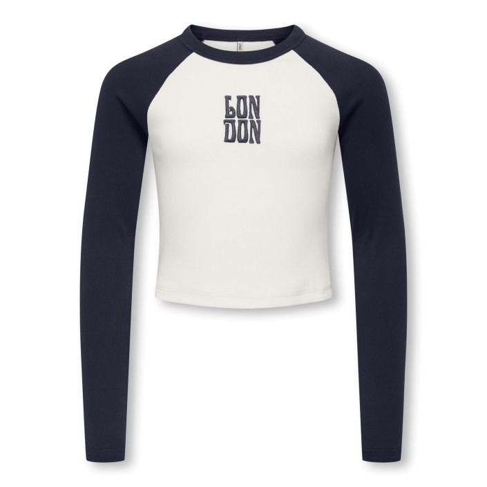 Only KOGBINA LIFE L/S O-NECK CONTRAST TO: Night Sky/London/Cloud Dancer Bo | Freewear KOGBINA LIFE L/S O-NECK CONTRAST TO: - www.freewear.nl - Freewear
