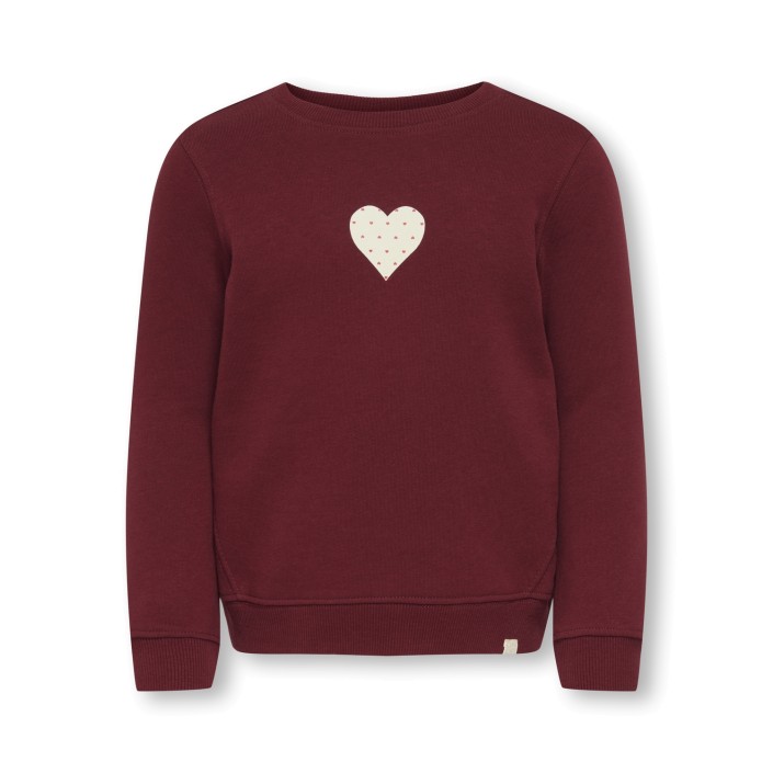 ONLY:KIDS ONLY KMGFRIDA LIFE L/S REG O-NECK BRU SW: Cabernet/Marchez Pa La Foi | Freewear KMGFRIDA LIFE L/S REG O-NECK BRU SW: - www.freewear.nl - Freewear