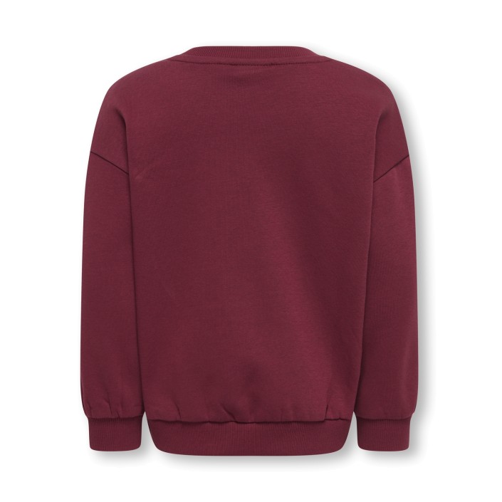 ONLY:KIDS ONLY KMGKATE LIFE L/S LOOSE PEARL BRU SW: Cabernet/Bow/Pearl | Freewear KMGKATE LIFE L/S LOOSE PEARL BRU SW: - www.freewear.nl - Freewear