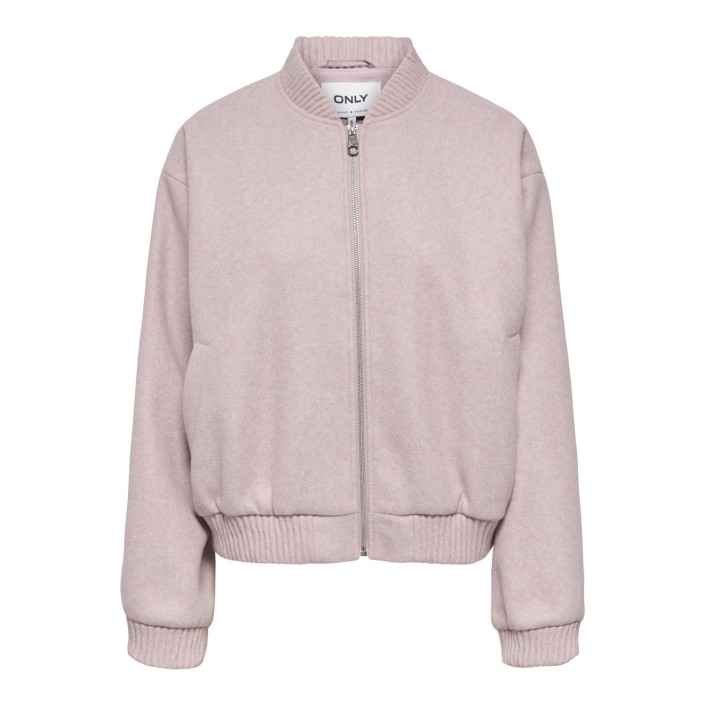 Only ONLELBA LIFE BOMBER JACKET CC OTW Burnished Lilac/Melange | Freewear ONLELBA LIFE BOMBER JACKET CC OTW - www.freewear.nl - Freewear
