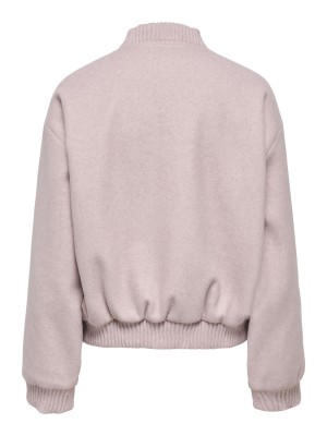 Only ONLELBA LIFE BOMBER JACKET CC OTW Burnished Lilac/Melange | Freewear ONLELBA LIFE BOMBER JACKET CC OTW - www.freewear.nl - Freewear