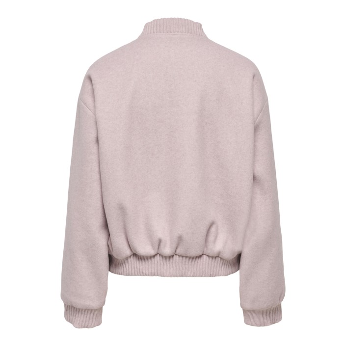 Only ONLELBA LIFE BOMBER JACKET CC OTW Burnished Lilac/Melange | Freewear ONLELBA LIFE BOMBER JACKET CC OTW - www.freewear.nl - Freewear