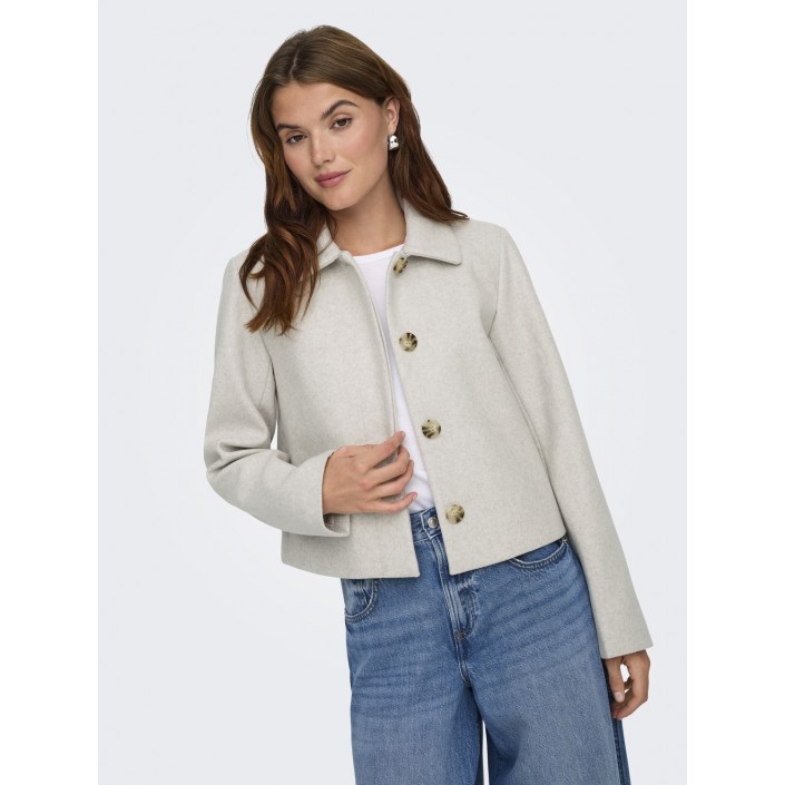 Only ONLADINA LIFE JACKET CC OTW Pumice Stone/Melange | Freewear ONLADINA LIFE JACKET CC OTW - www.freewear.nl - Freewear